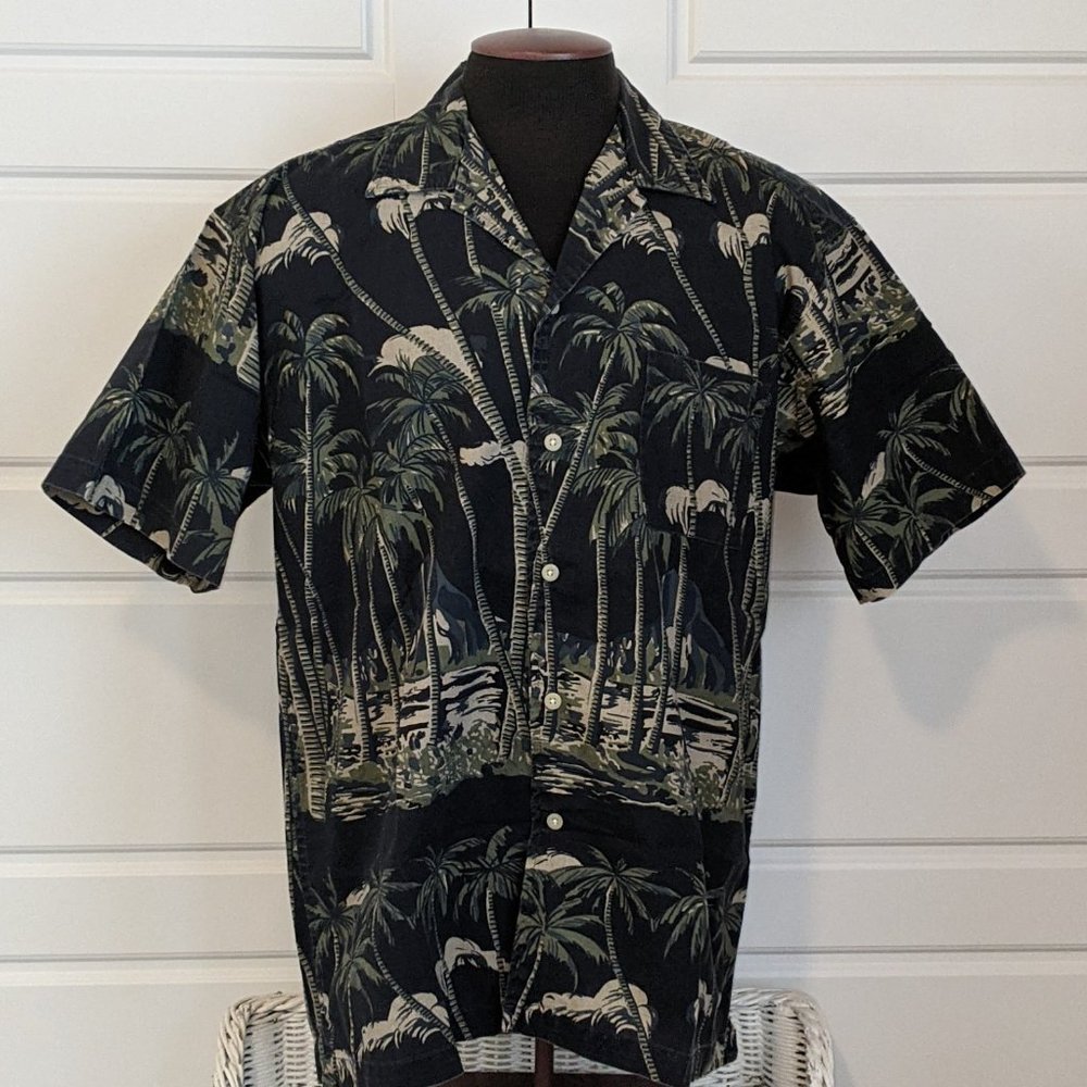 Men’s Hawaiian Print Camp Shirt